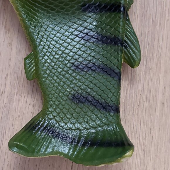 Novelty Fish Slip-on Beach Sandals in Green - Picture 3 of 5